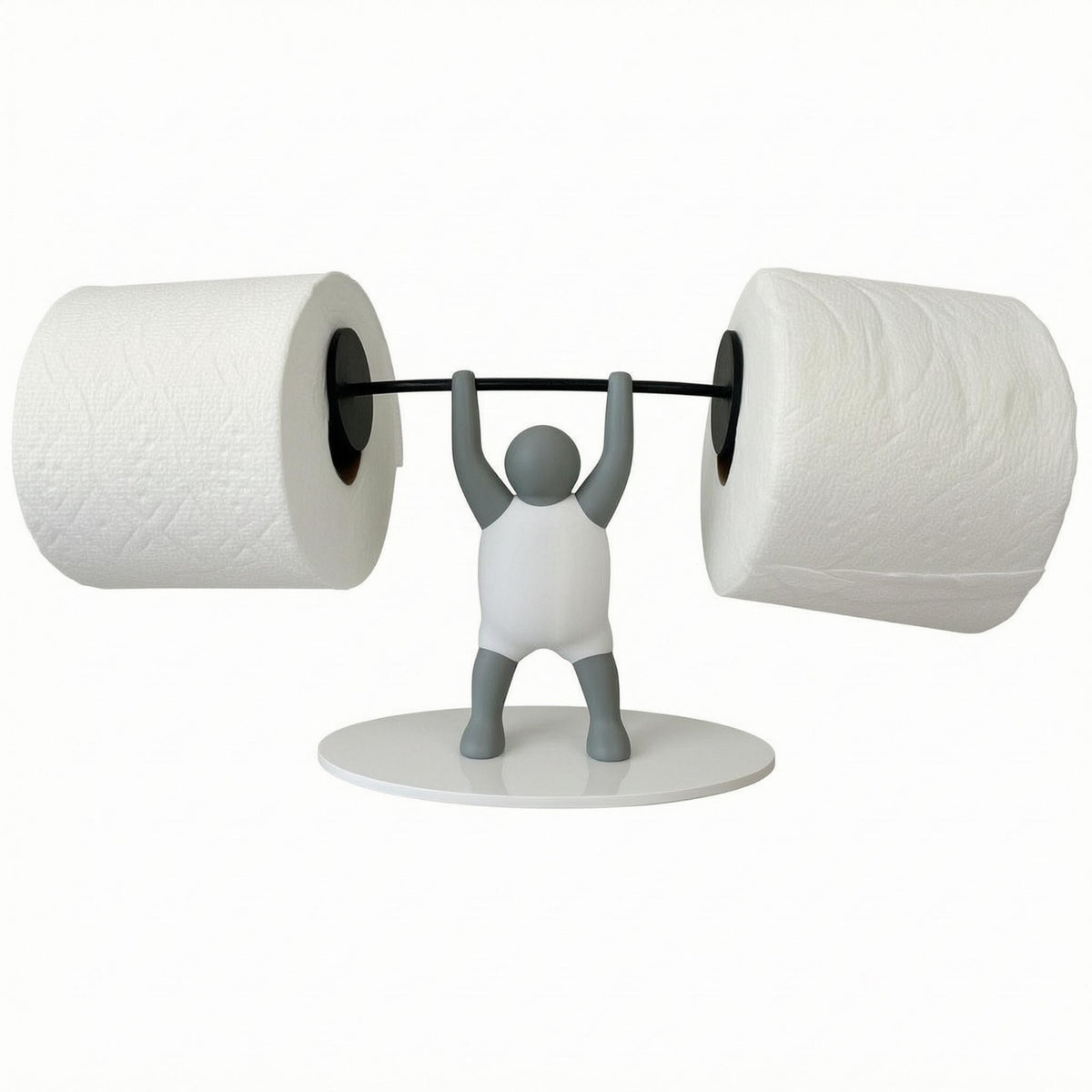 Sculpture-Style Toilet Tissue Holder Athletic Figure Decorative Toilet Tissue Stand