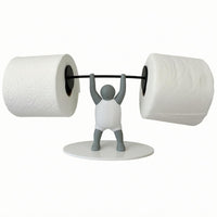 Sculpture-Style Toilet Tissue Holder Athletic Figure Decorative Toilet Tissue Stand