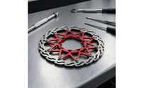 Unattached Disc Brake Rotor Stainless Steel Front Disc Brake Rotor Heat Dissipation for Unpaved Riding