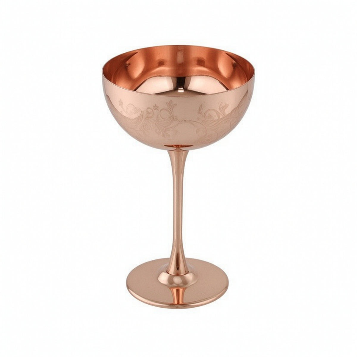 Stainless Steel Coupe Glass Stemmed Mixed Drink Coupe Glass Drinkware Shatterproof Glassware Unbreakable for Party Hosts