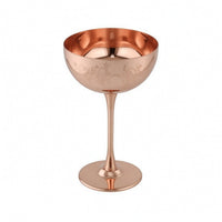 Stainless Steel Coupe Glass Stemmed Mixed Drink Coupe Glass Drinkware Shatterproof Glassware Unbreakable for Party Hosts