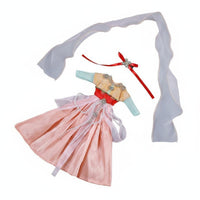 1/6 BJD Doll Dress Set Draping Gauzy Material BJD Doll Outfit Ribbon Detail
