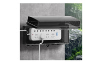 Power Strip Box with Reinforced Lock Lockable Waterproof Box with Lock Hinged Enclosure for Washroom