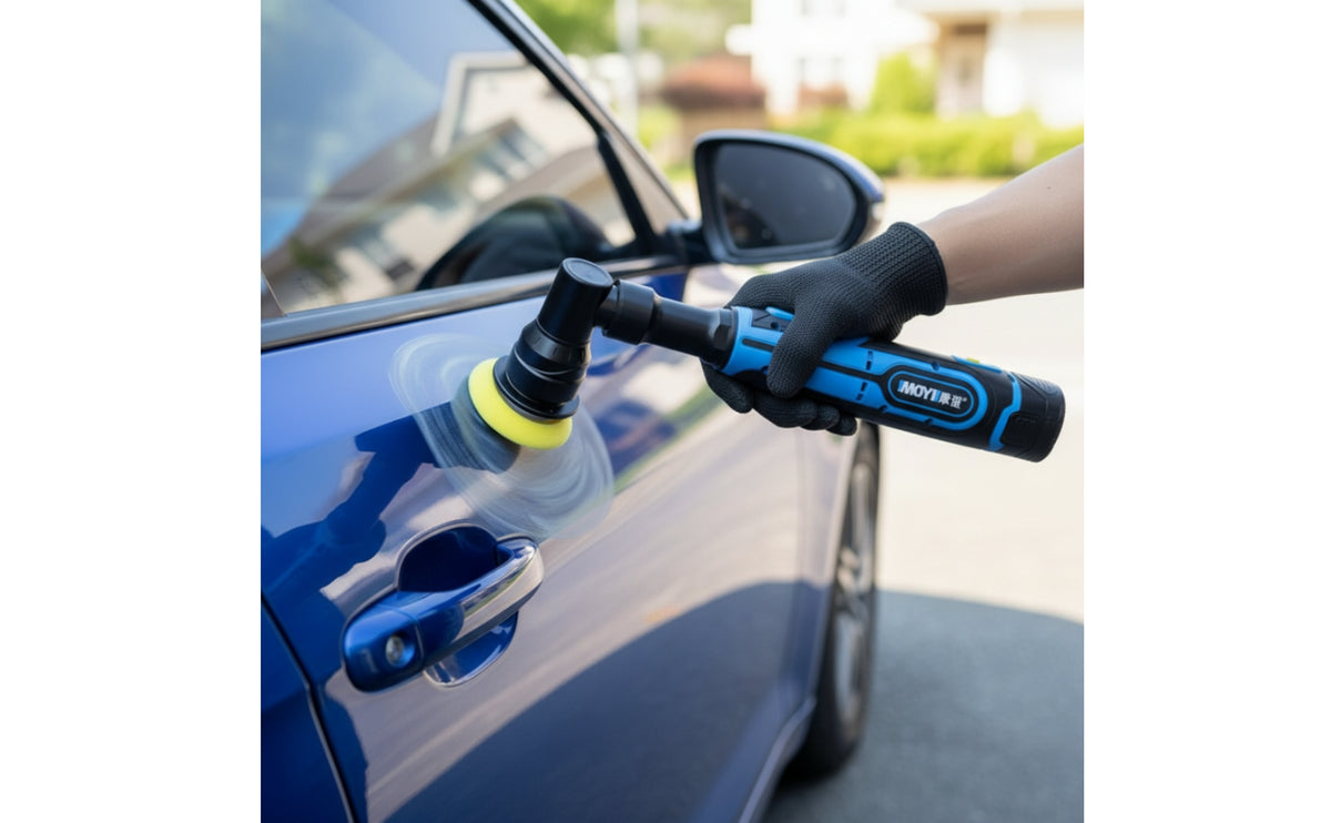 Mini Cordless Polisher Rechargeable Compact Polisher Polisher Portable Car Polishing Kit for Detailing Professionals, Auto Detailing, Garage