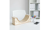 Gift Idea Wooden Skate Display Stand Tabletop Desktop Finger Skate Park Portable Size Finger Skateboard Park for Children, Desk, Room Decor