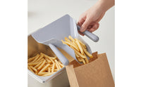 French Fry Scoop Wide-Mouth Popcorn Scoop Utility Scooper Quick-Fill Lightweight for Concession Stand Operators, Snack Station