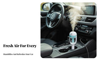 Car Humidifier Mini Car Aroma Dispenser Quiet Performance for Travel