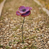 Garden Metal Stake Decorative Garden Stake Featuring a Floral Head charm for Gardeners