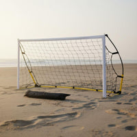 Easy Assembly Portable Soccer Goal Includes Carrying Bag Backyard Soccer Goal Sturdy Construction Sports Equipment for Students, Beach