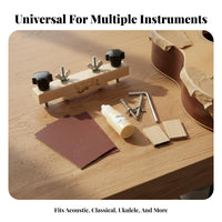 Wide Compatibility Acoustic Guitar Bridge Gluing Jig Strong Clamping Force Acoustic Guitar Bridge Repair Tool DIY Friendly for Music Shop