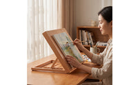 Tabletop Easel Beechwood Desktop Easel Space Saving Tabletop Sketching Surface Stand Artists, Students, Desk