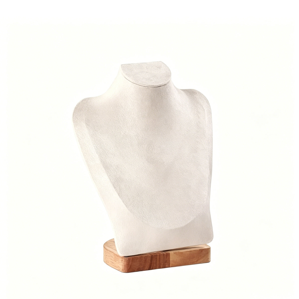 Fabric Covered Pendant Display Stand Upright Necklace Display Rack Tabletop Countertop Jewelry Stand Visible