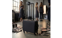 Makeup Trolley with Wheels Waterproof Rolling Makeup Case Portable Cosmetic Trolley for Mobile Appointments, Salon