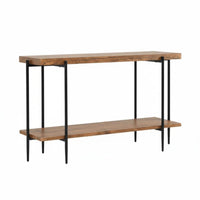 Countrydesign design Narrow Console Table Space-Saving dual-level Narrow Table Multi-Functional Hallway Furniture Slim silhouette for Guesthouse Owners, Homeowners, Decorators, Entryway, Living Room, Behind Couch, Bedroom