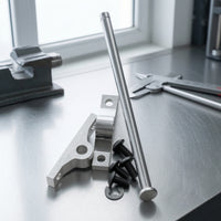 Stainless Steel RC Truck Support Assembly with Screws DIY Model Parts Heavy Duty Hardware Silver-Toned Silver