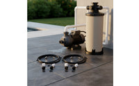 Pool Saddle Fitting Kit Threaded Pool tube Connector with Clamp Ribbed for Maintenance Technicians
