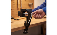 Secure Bench Vise Compact Tabletop Vise Stable Small Parts Holding Tool Universal for Hobbyists, Workshop, Drilling