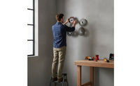 2 Pieces Angle Grinder Disc Holder Wall-Mounted Grinder Disc Holder Organizer Space-Saving Compact for Diyers, Workshop, Garage