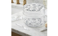 Clear Flower Arranging Holder Transparent Flower Arrangement Holder Reusable Cylindrical for Florists, Diy Crafters, Vases, Home Decor
