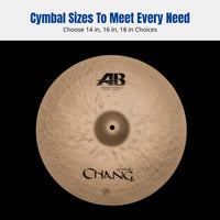 AB-Traditional Drum Cymbal Set, Water Cymbal, Shatter Cymbal, Effect Cymbal for Jazz Drum Kit
