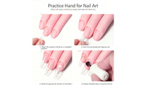 Silicone Practice Hand Reusable Nail Practice Hand Compact for Home