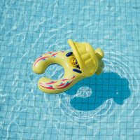 Sunshade Parent-Child Pool Inflatable with Canopy Inflatable Mother-Child Swim Floater Sunsun-Blocking Mommy Baby Pool Inflatable Thickened for Toddlers, Parents, Water Park