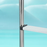 Stainless Steel Pool Ladder in-Ground Pool Ladder with Handrails Non-Slip