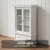 Double Door Design 1:12 Scale Dollhouse Cabinet Functional Doors and Drawers Dollhouse Cupboard with Drawer Fine Craftsmanship for Hobbyists
