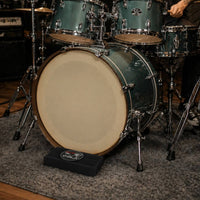 Textured Cover Bass Drum Anti-Slip Pad EVA Core Bass Drum Stop Pad Guard