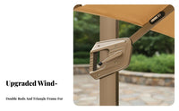 Offset Cantilever Umbrella Sun Protection Cantilever Patio Cover Large Coverage for Cafe Owners, Garden Lovers, Patio, Backyard, Waterside