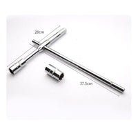 Car Tire Changing Tool Ergonomic Handle Telescopic Lug Wrench Compact Storage