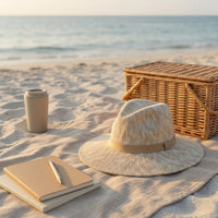 Knit Fedora Foldable Wide Brim Fedora Lightweight for Beach