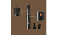 Mini Vacuum with Brush Attachment Lightweight Handheld Vacuum Cleaner for Baristas, Desk, Countertop
