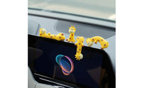 4 Pieces Giraffe Car Ornament Cute Giraffe Dashboard Decoration Playful Dashboard Ornament for Drivers, Animal Lovers