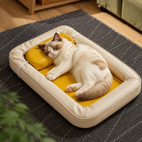 Dog Bed, Cooling, Pet Bed, 2-Layer Structure, Large Dog, Cat, Ice Silk, Washable, All Seasons Compatible