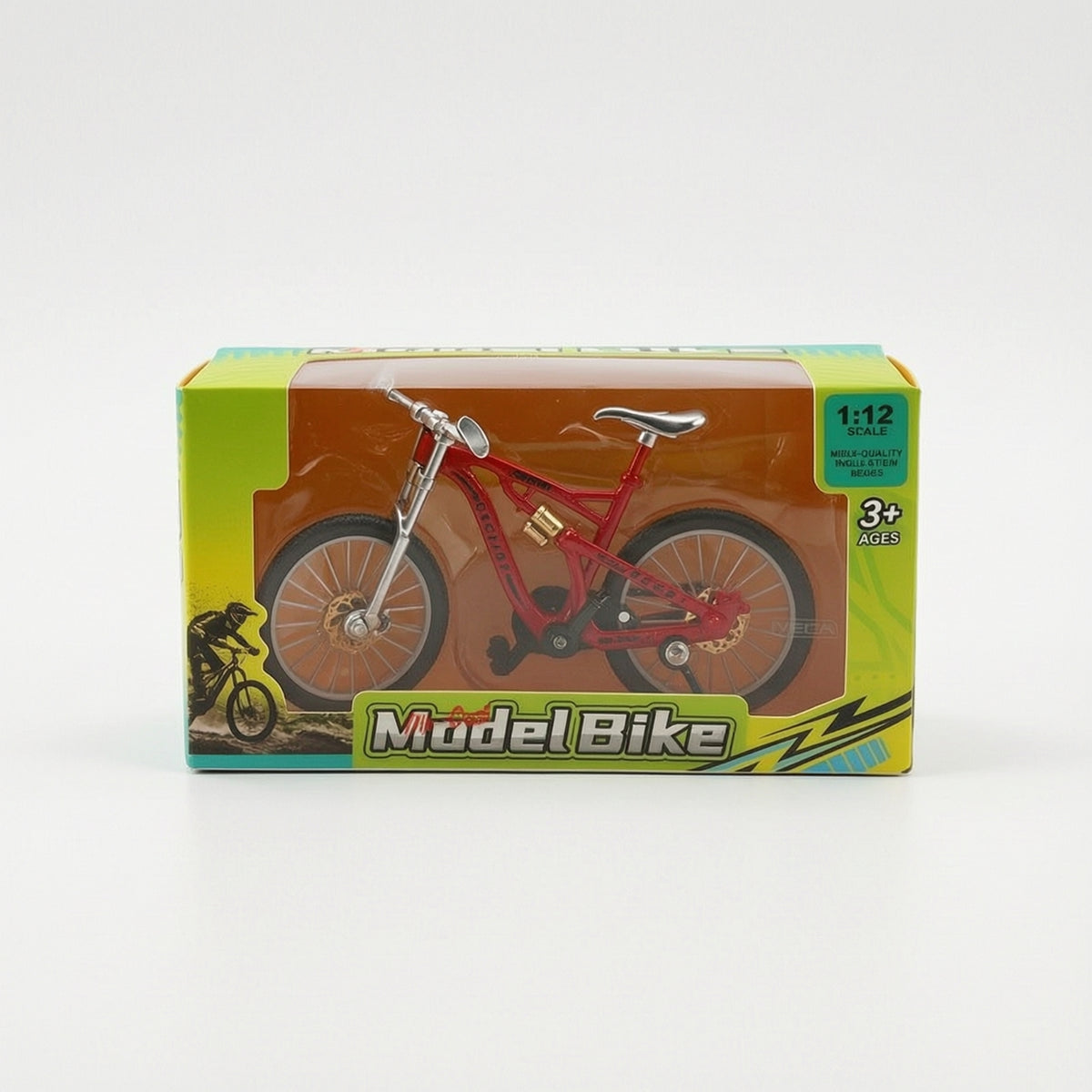 Collectible Mountain Bike Model Detailed Miniature Cycle Compact Alloy Cycle Toy Exquisite for Desk Ornament, Playroom