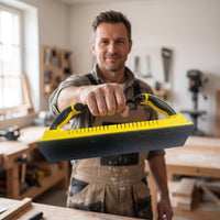 Sanding Block with Handle Ergonomic Hand Sanding Block Hand Sander with Handle Flat-Face Tool Rectangular for Drywallers