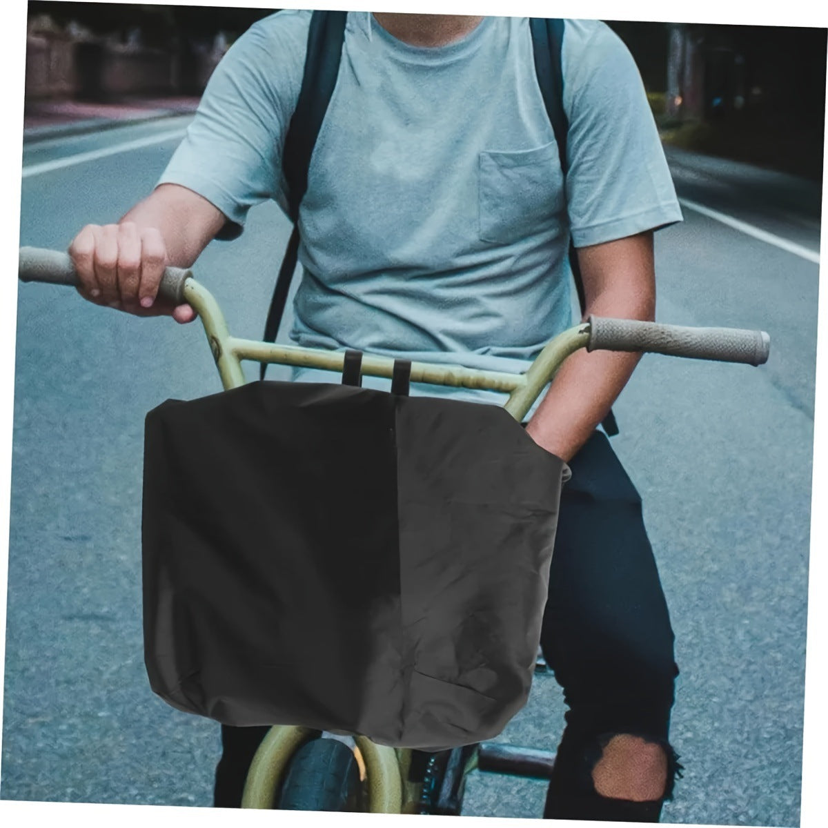 Waterproof and Sunproof Cover for Electric Bike Front Basket
