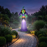 Giant Halloween Inflatable Witch Tall Witch Inflatable Spooky
