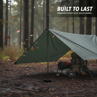Heavy-Duty 37mm Telescopic Tent Poles for Outdoor Camping Canopy & Awning Support, 2.8M