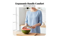 Watermelon Cutter Server Food Grade Watermelon Slicing Tool Tongs Quick Slicing Fruit Scooper for Picnics, Parties, Barbecues