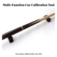 2 Pieces Double-Wheel Design Pool Cue Straightness Checker Effortless Rolling Billiard Cue Straightness Checker Quick and Accurate