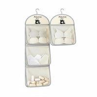 3 Pieces Multi-Compartment Underwear Organizer Set Space-Saving material Divider Box Set Foldable Household Storage adaptable Use for Home Organizers, Students, Adults, Dormitory, Closets, Bedroom, Drawers