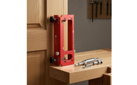 Easy to Use Door Hinge Router Jig Accurate Alignment Hinge Mortising Template Adjustable Mortising Jig Clamp Knobs for Woodworking