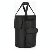 600D Oxford Cloth Propane Tank Bag Carry Handle Propane Cylinder Cover Shoulder Strap Fuel Cylinder Storage Bag Side Pockets