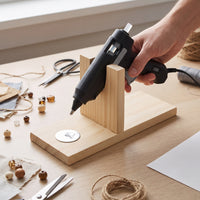 Thickened Hot Melt Glue Gun Stand with Heat Insulation Pad