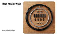 Bike Brake and Gear Wire Set Fluid Gear Ing Bike Brake and Gear Selector Wire Kit Stainless Steel Wire S Rust Withstand Ant