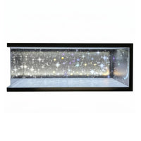 Lighted Model Car Garage Multiple Scenes 1:64 Scale Car Display Case Dustproof LED Diorama Display Box for Showcase