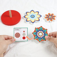 Flower Stacking Toy Early Learning Flower Stacking Block Brain Development Sorting Game for Preschool, Classroom