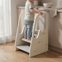Non-Slip Children's Bathroom Step Stool BPAsafe Toddler Step Stool Detachable Slide for Toddlers, Toilet Training